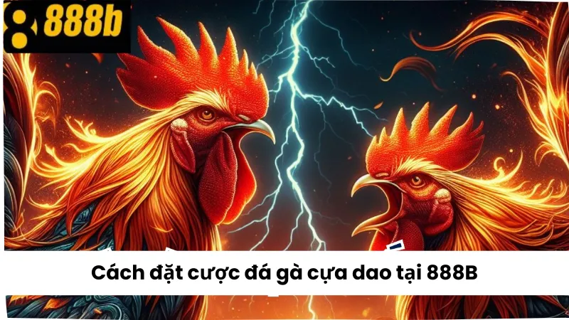 Cách đặt cược đá gà cựa dao tại 888B